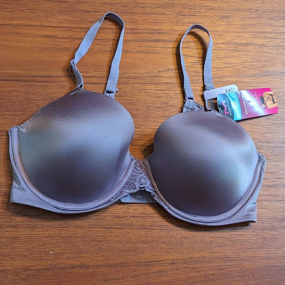 NWT 34D Maidenform Bra T-Shirt Lavender